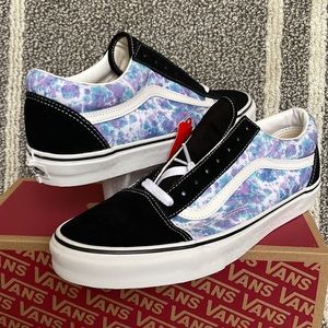 Vans Old Skool English Lavander Tie Dye Black WMNS